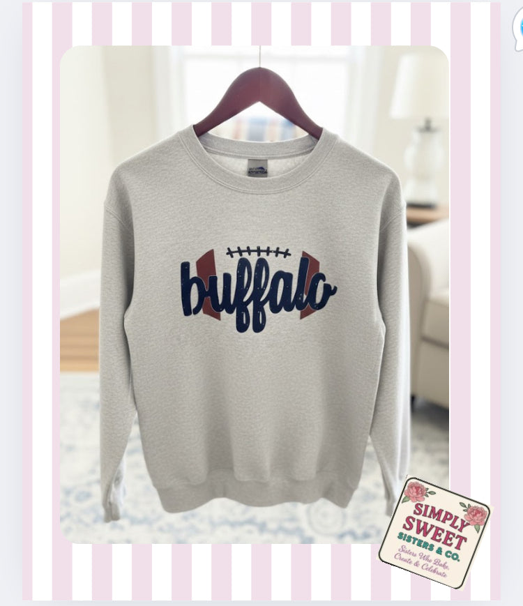 Buffalo Football Crewneck Sweatshirt