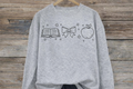 Teacher Icons Crewneck Sweatshirt (Grey)